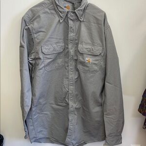 Carhartt FR Gray Men's Shirt large tall